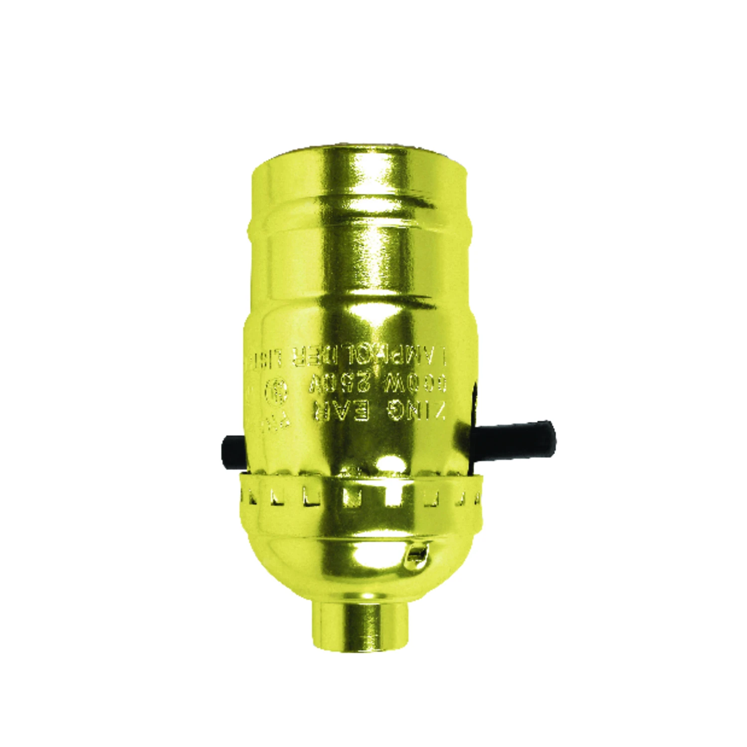 SOCKET PUSH THROUGH BRASS