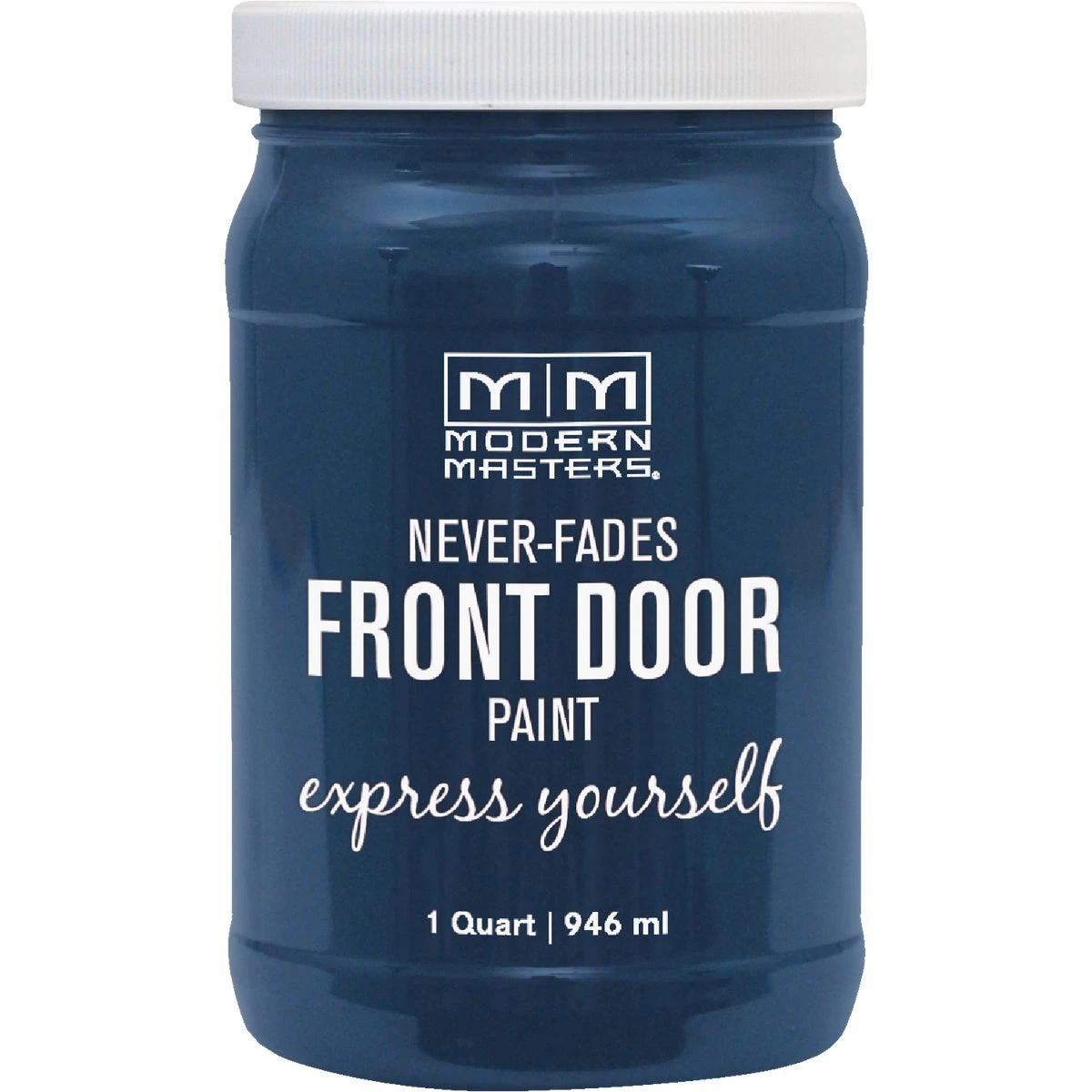Front Door Paint Calm Bright Blue Satin Finish 1 Quart
