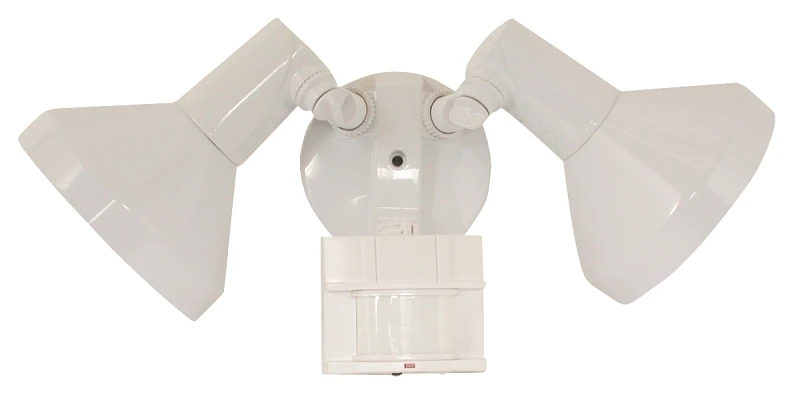 Hzi-5412-wh Motion-sensing Hardwired Halogen Security Light, White