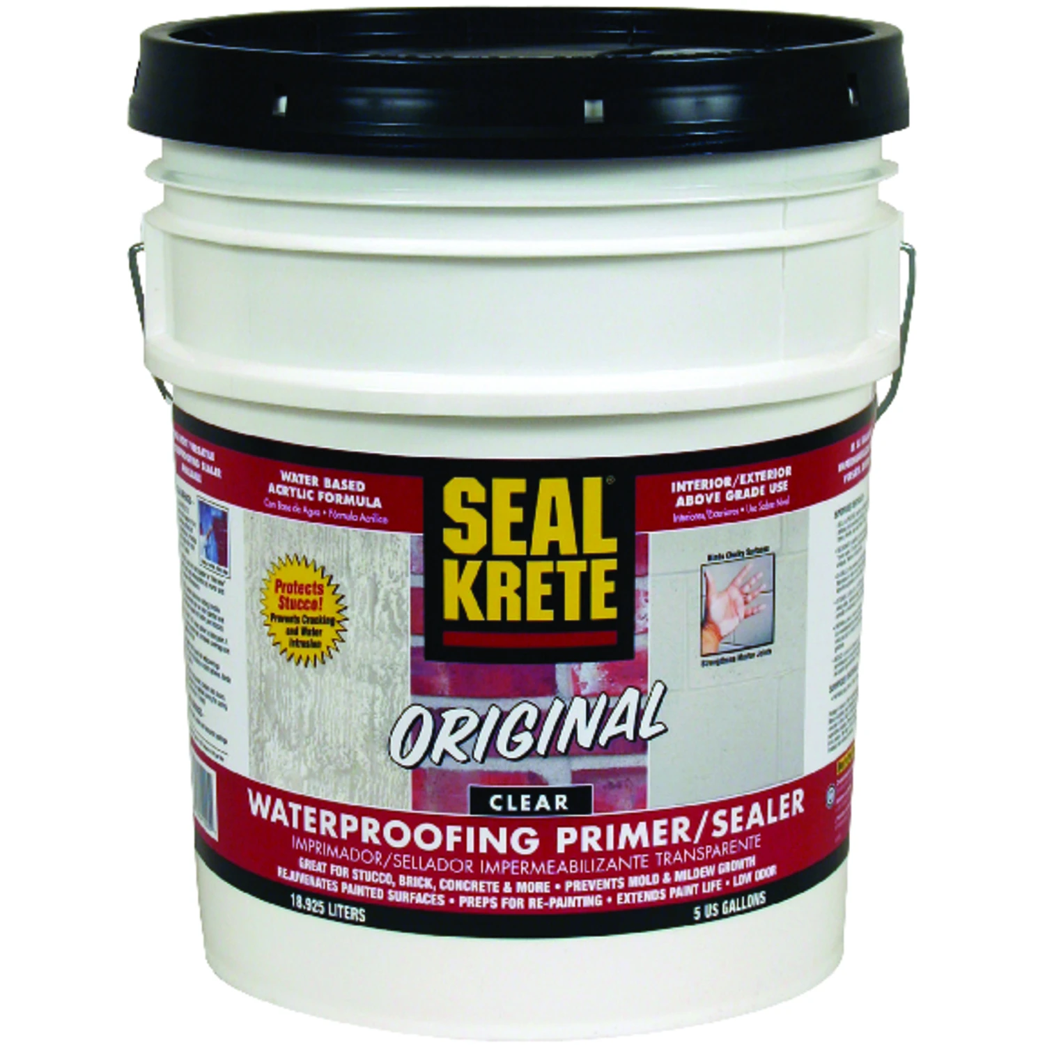 Original Clear Water-based Waterproofing Primer & Sealer 5 Gallon