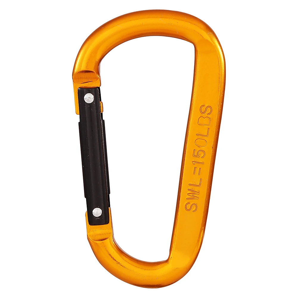 Interlocking Spring Snap, Aluminum, 3-1/8 In., 150 Lbs Swl