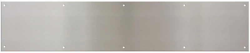 8 Inch by 34 Inch Satin Nickel Finish Door Kick Plate