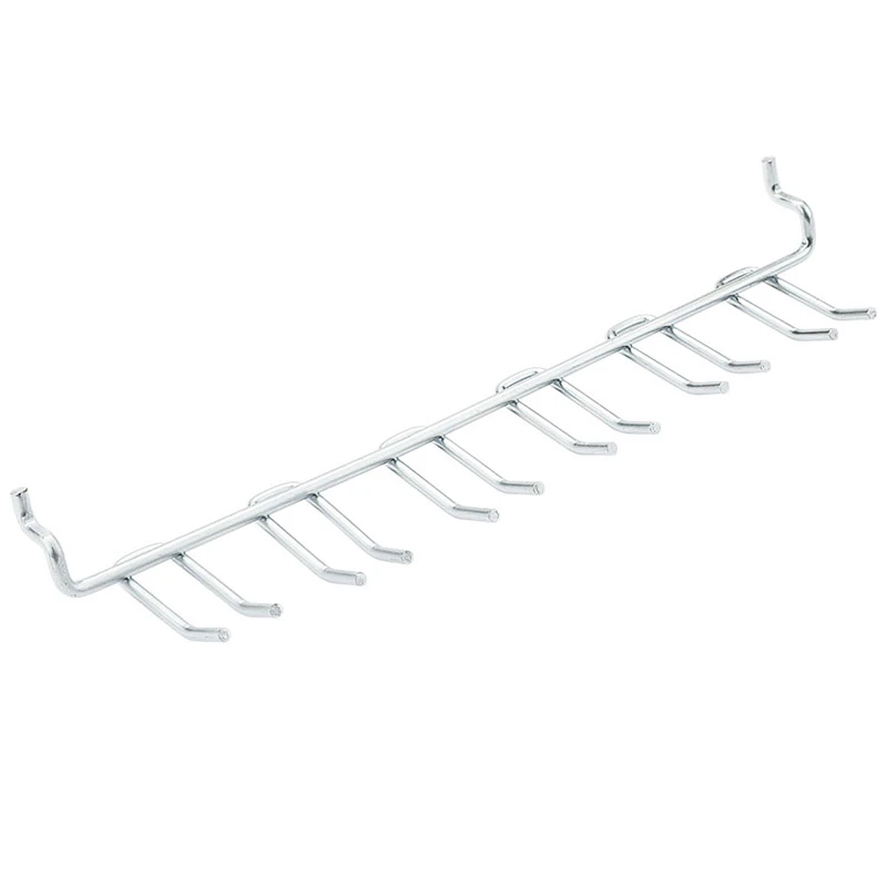 Multi-Tool Pegboard Rack Zinc Plated Steel Durable Storage Organizer