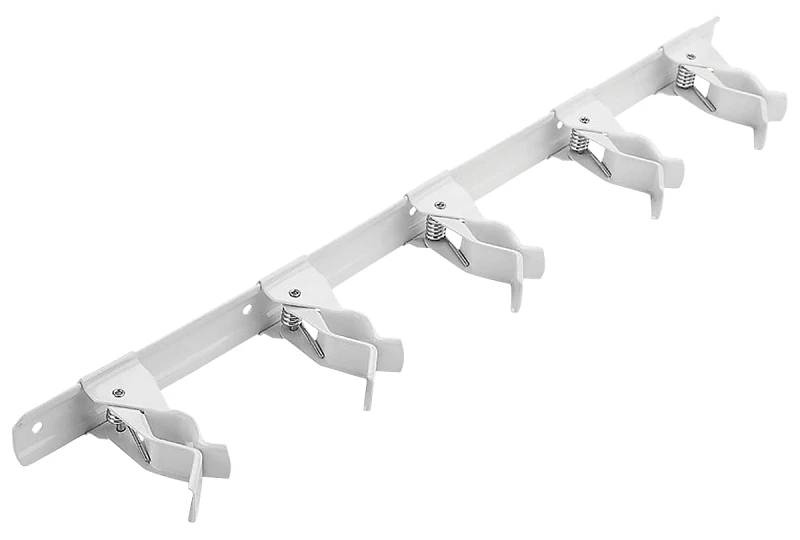 Tool Storage Clips, White Steel
