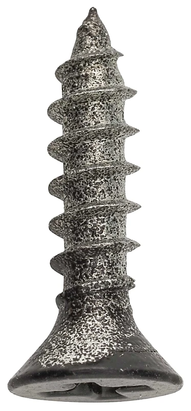 Wood Screw, Phillips Flat Head, Black, #9 x 3/4 In.