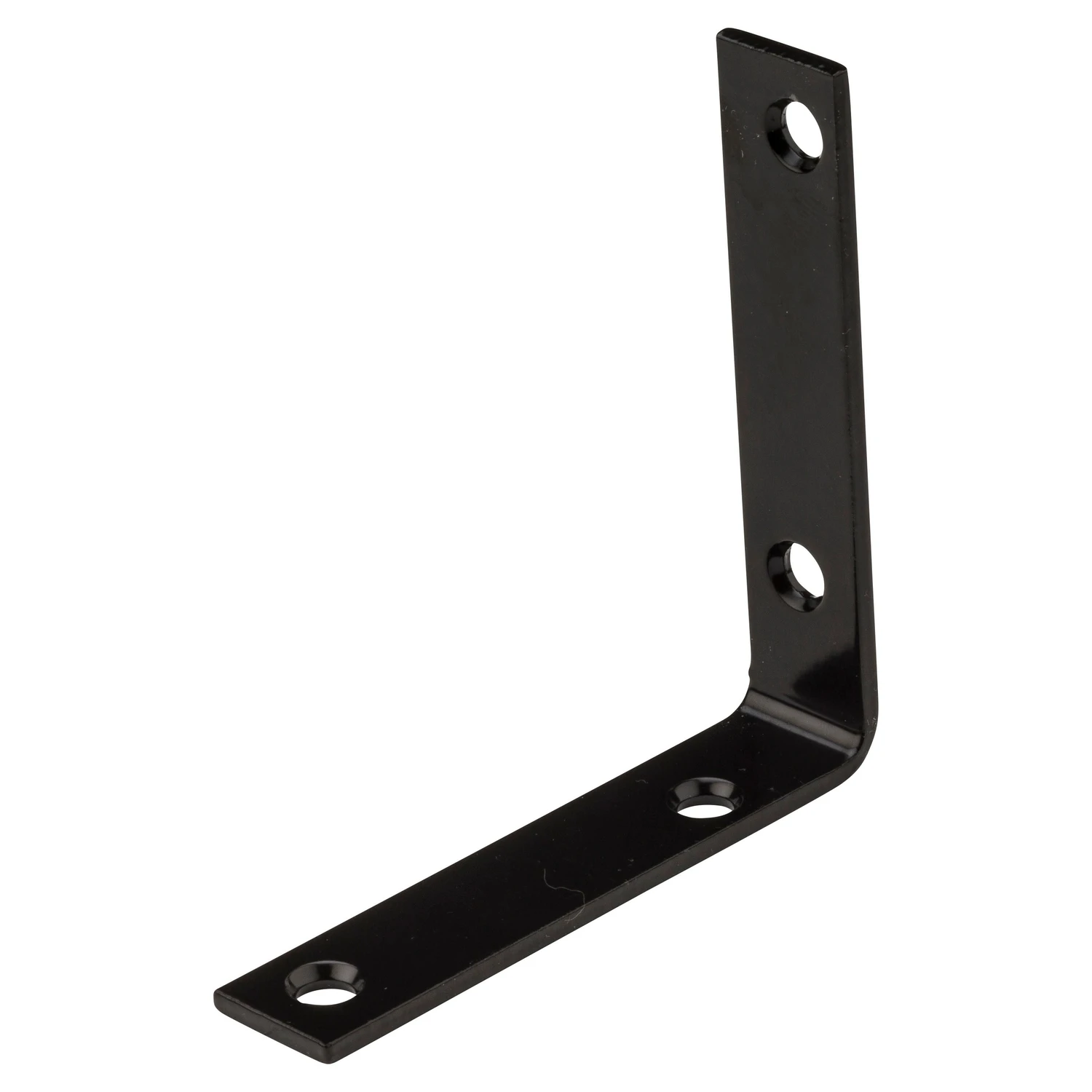 3-1/2 In. X 3/4 In. Black Steel Corner Brace N266-484