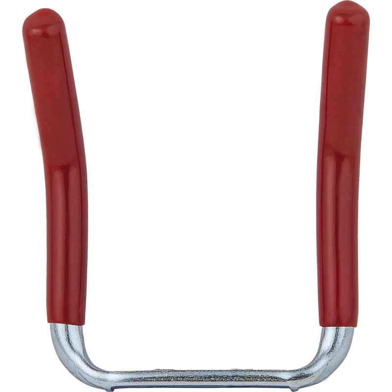 Double Hook, Red Vinyl Coated, 2-3/4 In.