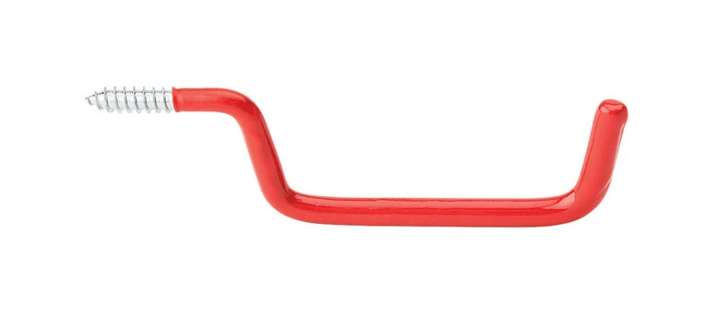 Ladder Hooks, Red Vinyl Coated