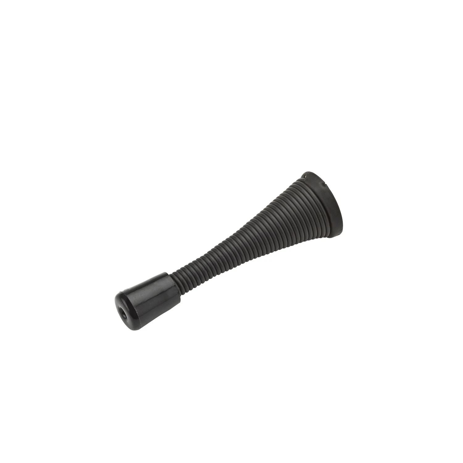 Spring Door Stop in Oil Rubbed Bronze Finish for Wall or Baseboard Mounting