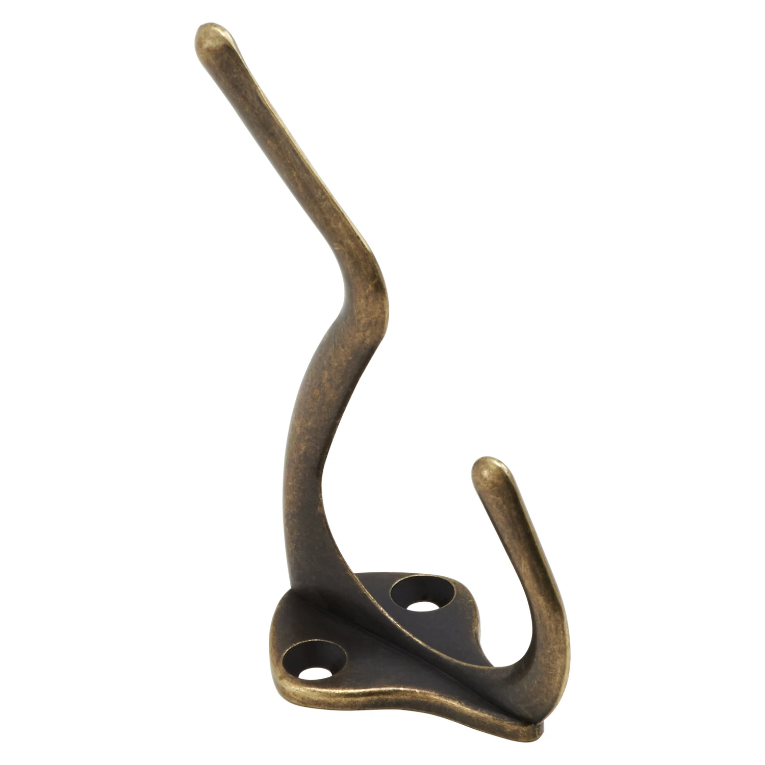 Hook, Coat & Hat, Antique Brass