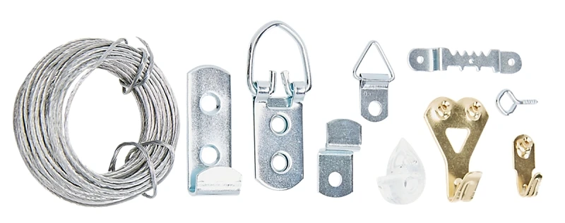 Mirror & Picture Hanging Kit, 50-Lb Load