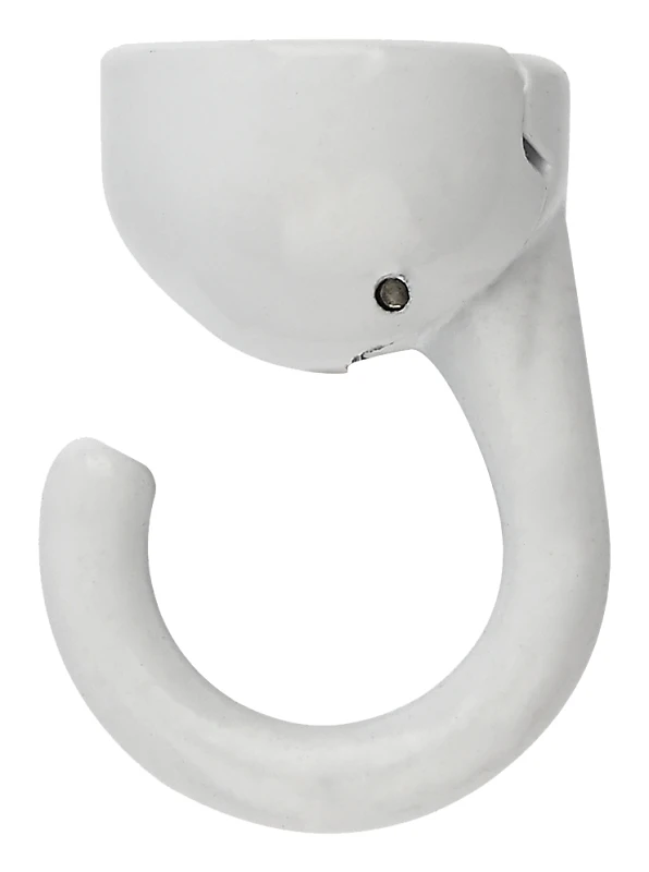 N260-140 White Elephant Wall Hook, 30/100 Lb Capacity, Zinc