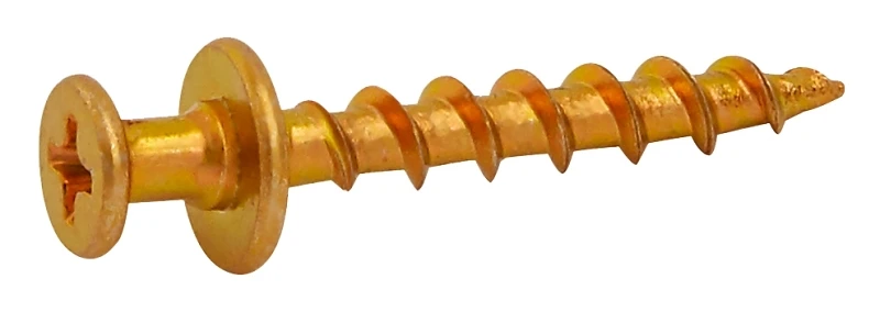 Bearclaw Hanger Screws, Brass, 10-Pk.