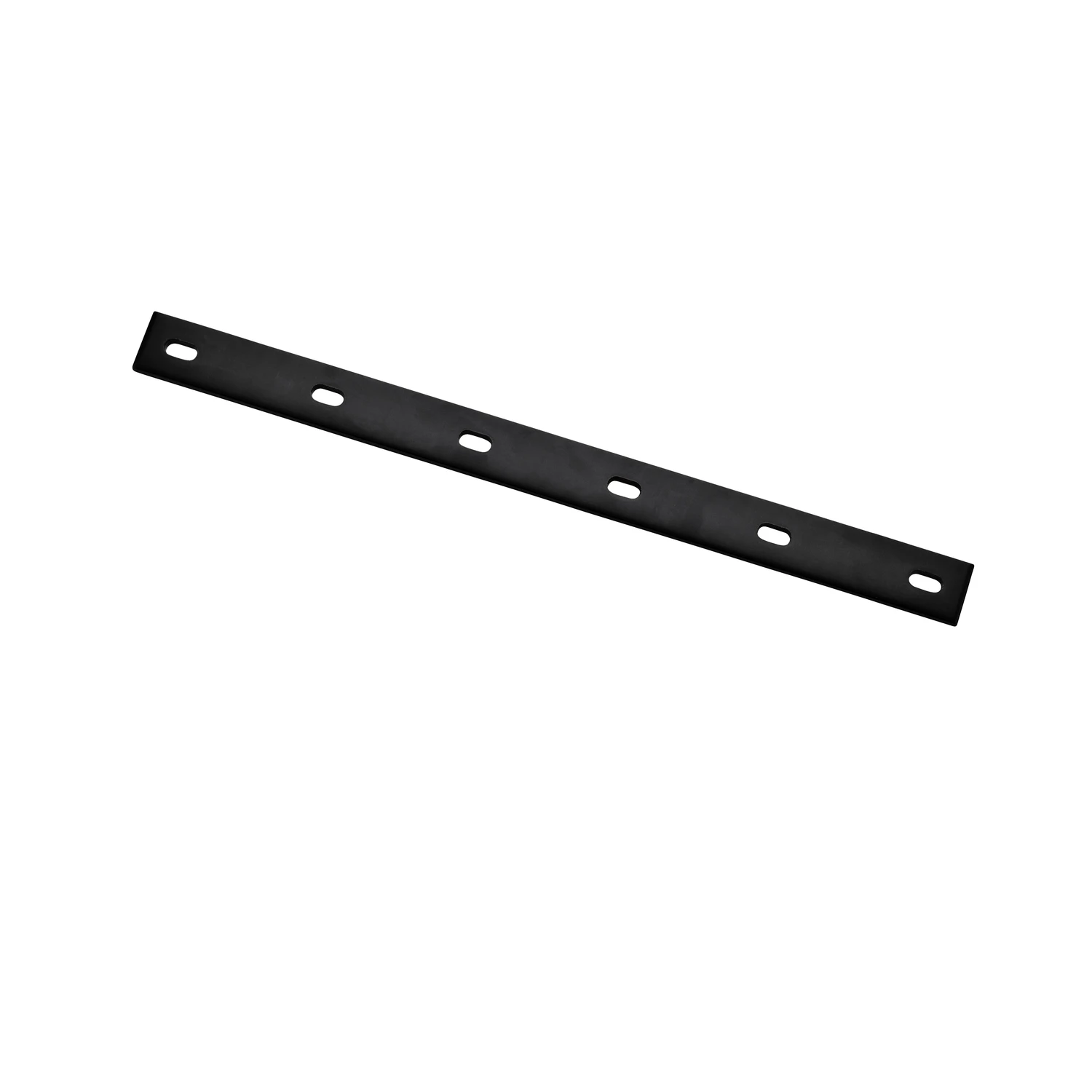 20 In. X 1/4 In. Black Steel Mending Plate With 6 Holes