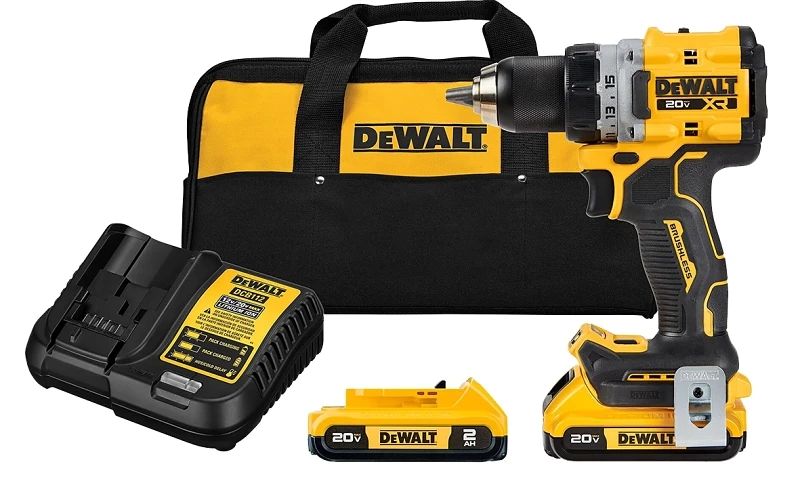 20v Max Xr Brushless 1/2 In. Cordless Drill/driver Kit With 2 Batteries & Charger