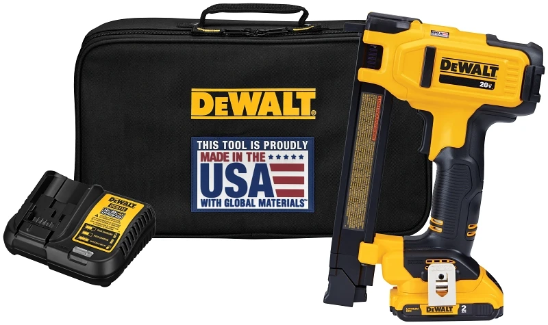 20-Volt Cordless Cable Stapler Kit with Battery and Charger Included