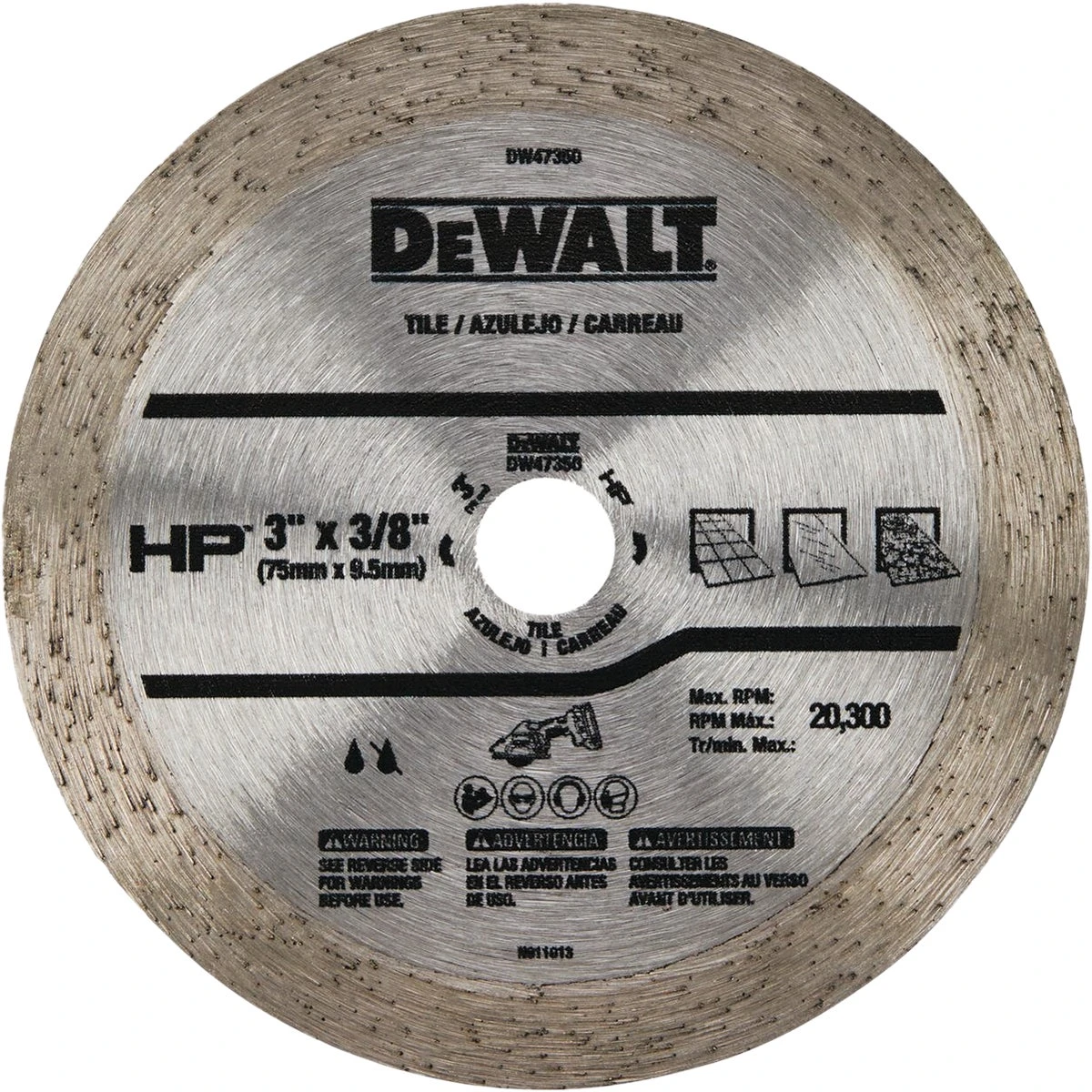 Continuous Tile Blade, 3 In.