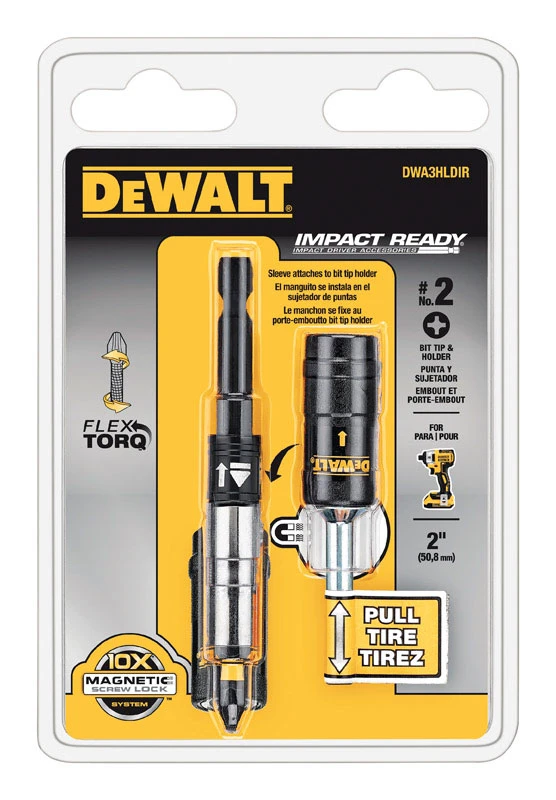 Magnetic Screwdriving Bit Holder 3 In. Impact Ready Dwa3hldir-z