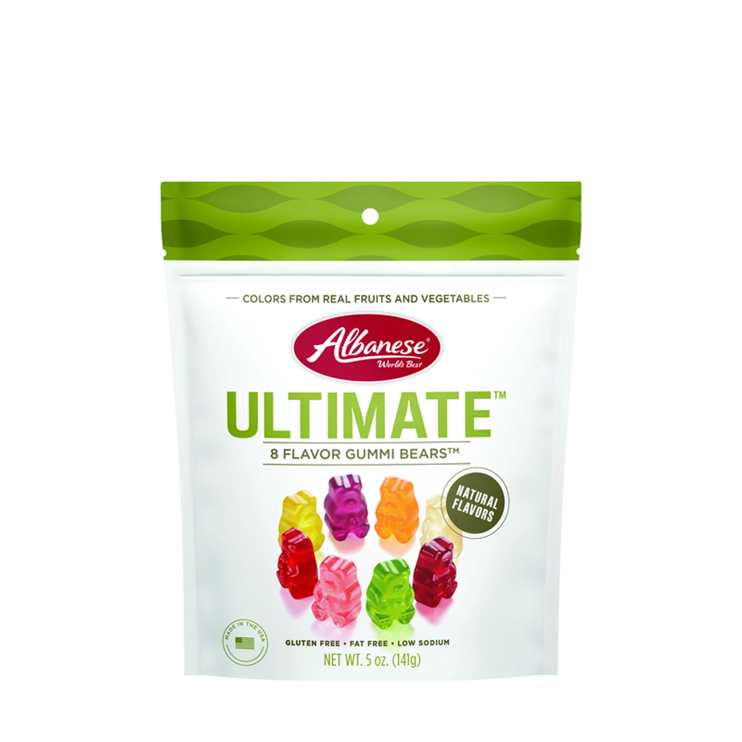 Albanese True to Fruit-Exotic Fruits Assorted Gummi Bears 5 oz