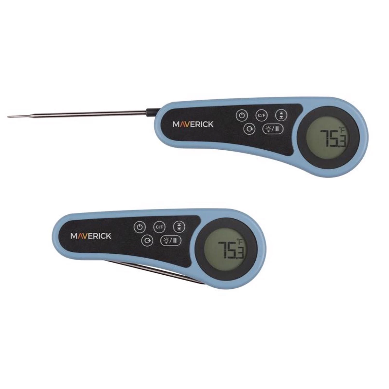 Pt-55 Digital Waterproof Meat Thermometer - Blue, 572°f Max Temperature