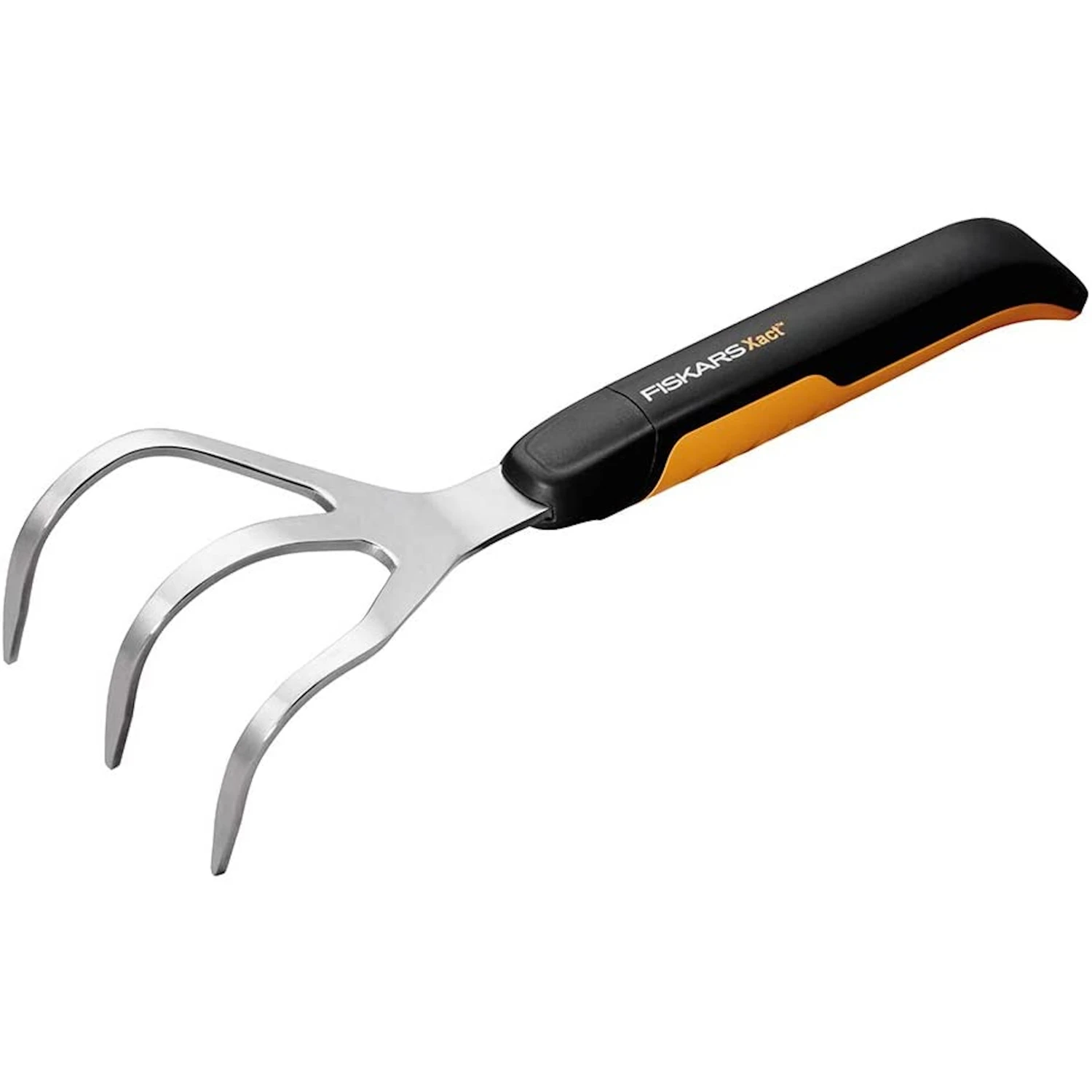 Xact 3 Tine Stainless Steel Hand Cultivator With Rubber Handle, 12.75 In.