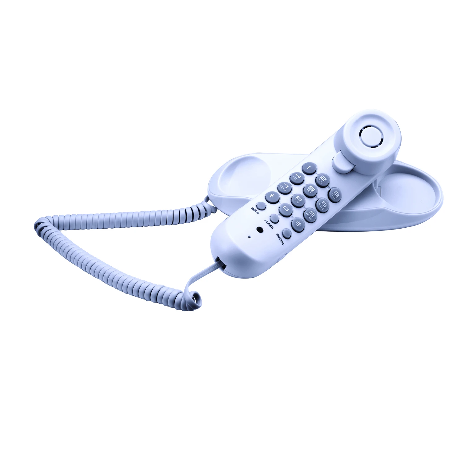 1 Handset Analog Telephone White - Model Hp-slimphn-wht