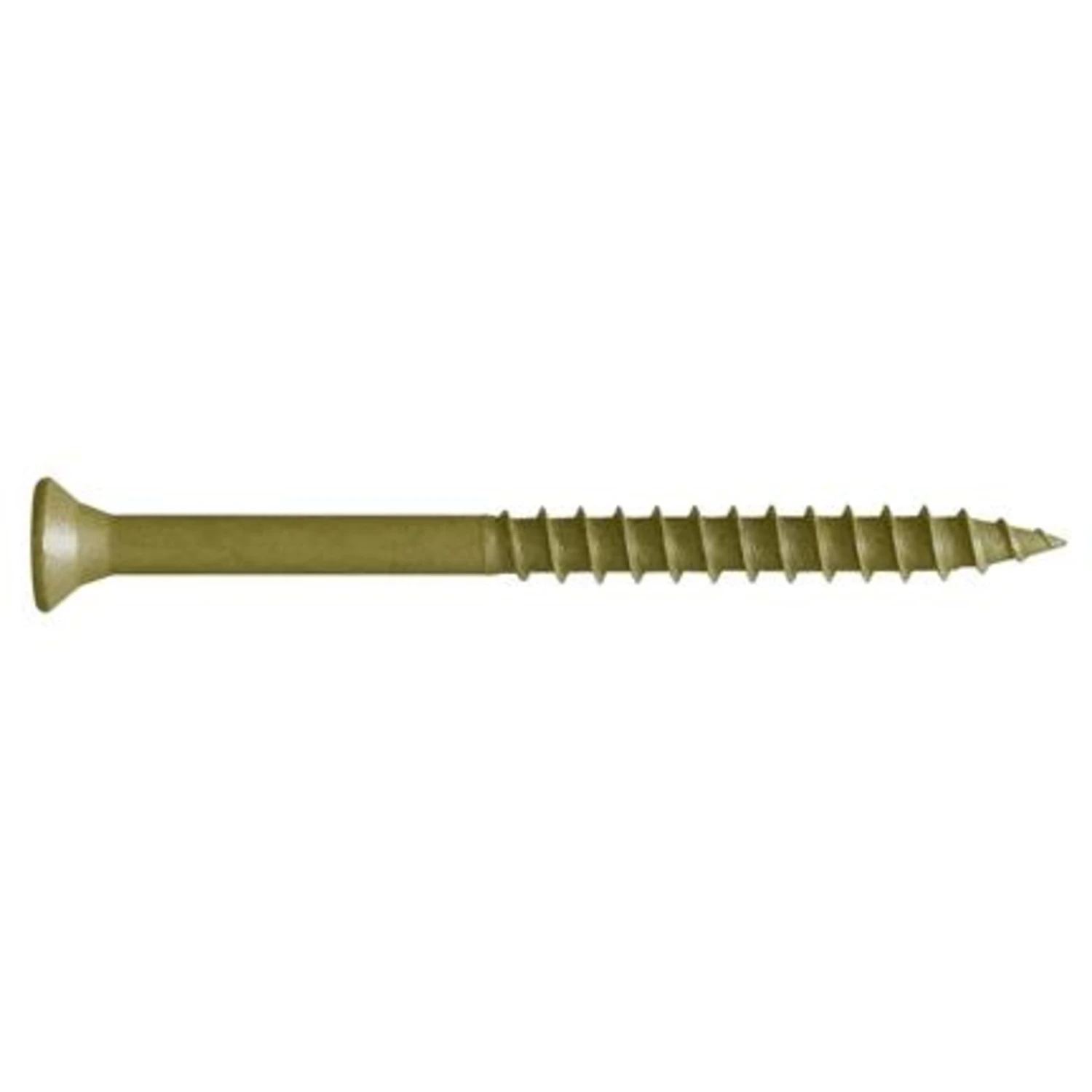 Deck Screws With Bit, Gold, 2 In., 350-Pk.