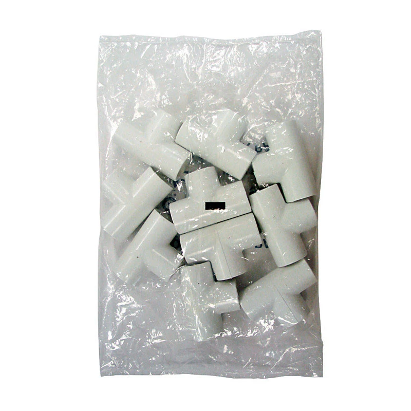 Schedule 40 Pressure Tee, 1/2 In., 10-Pack