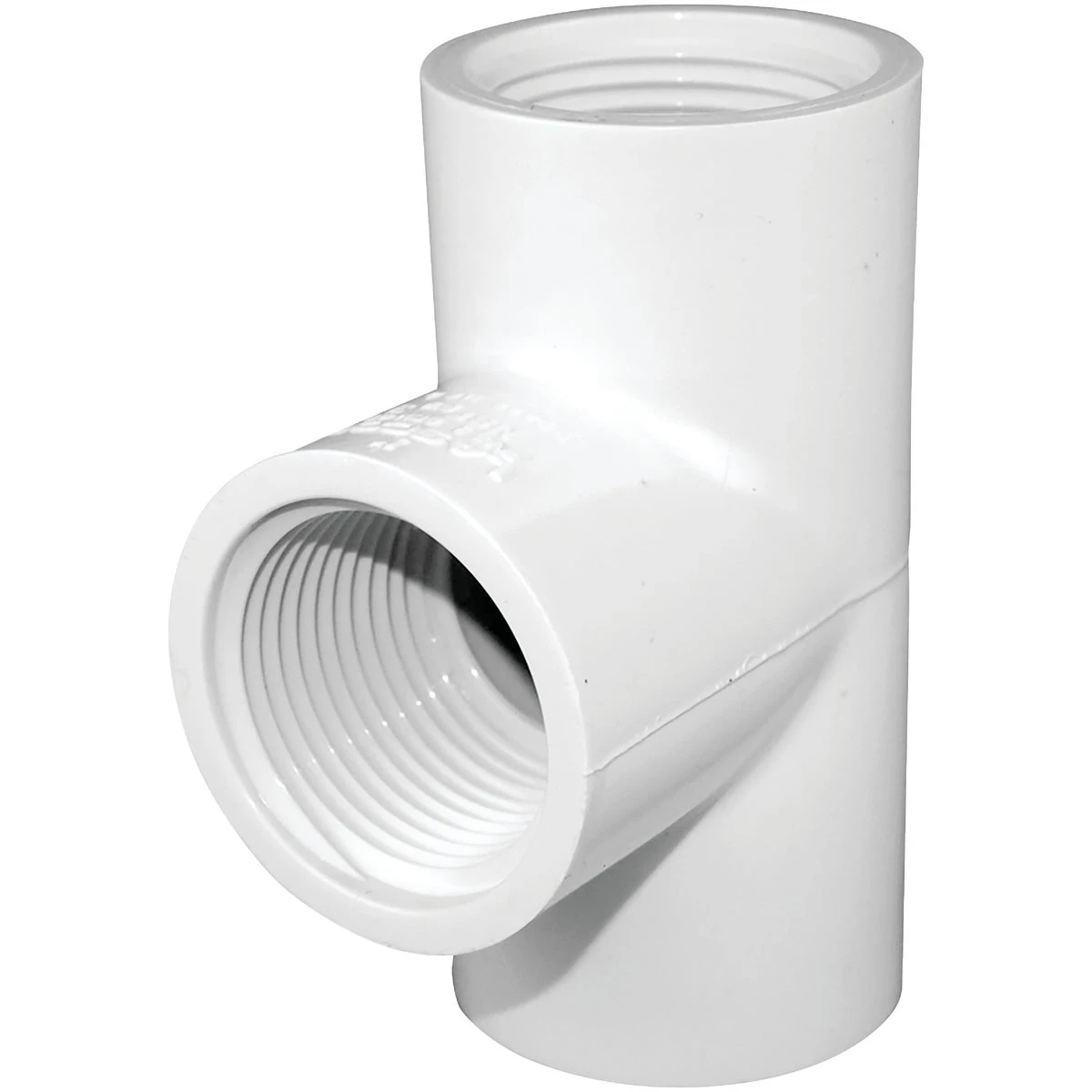 Schedule 40 PVC Tee, 1 In., FIP