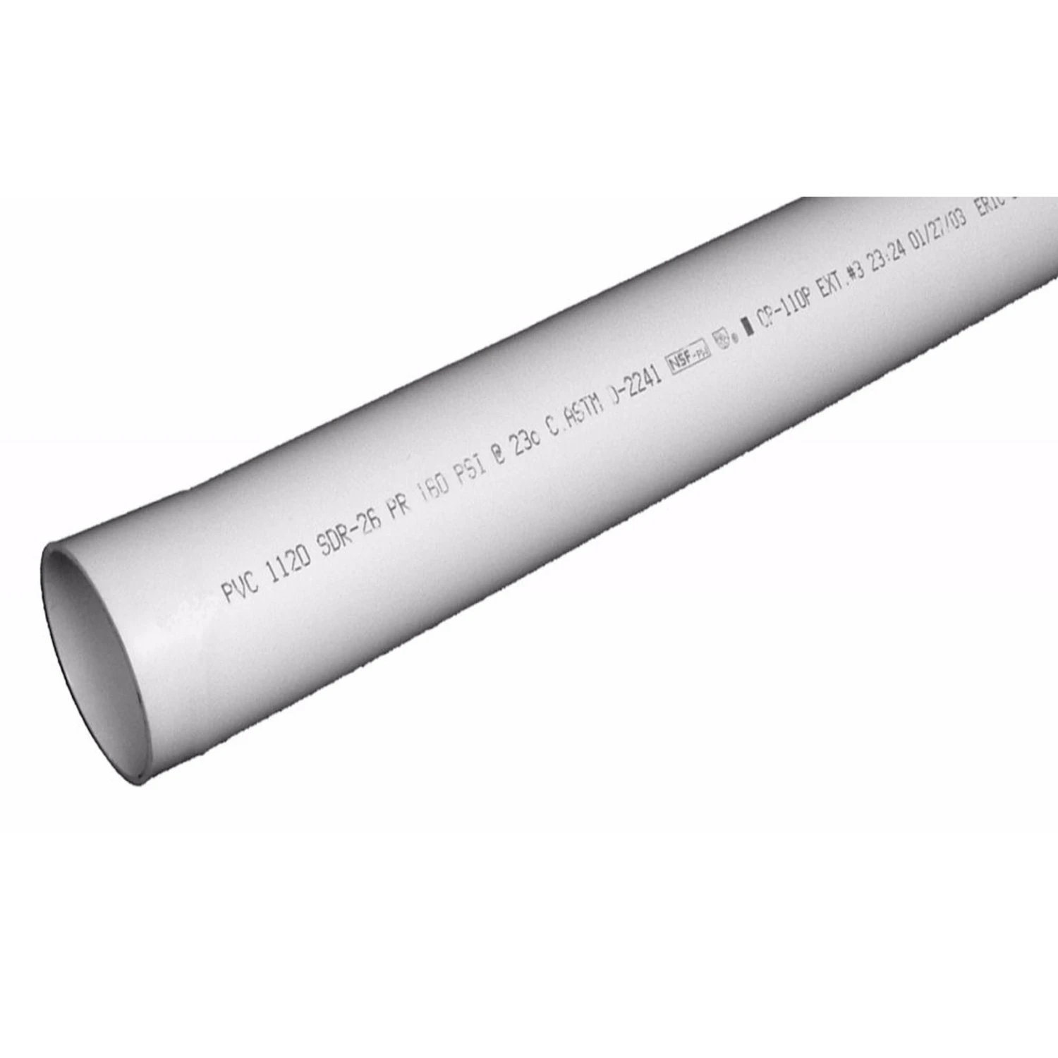 Charlotte 1-1/2 In. X 10 Ft. Sdr 26 Cold Water Pvc Pressure Pipe