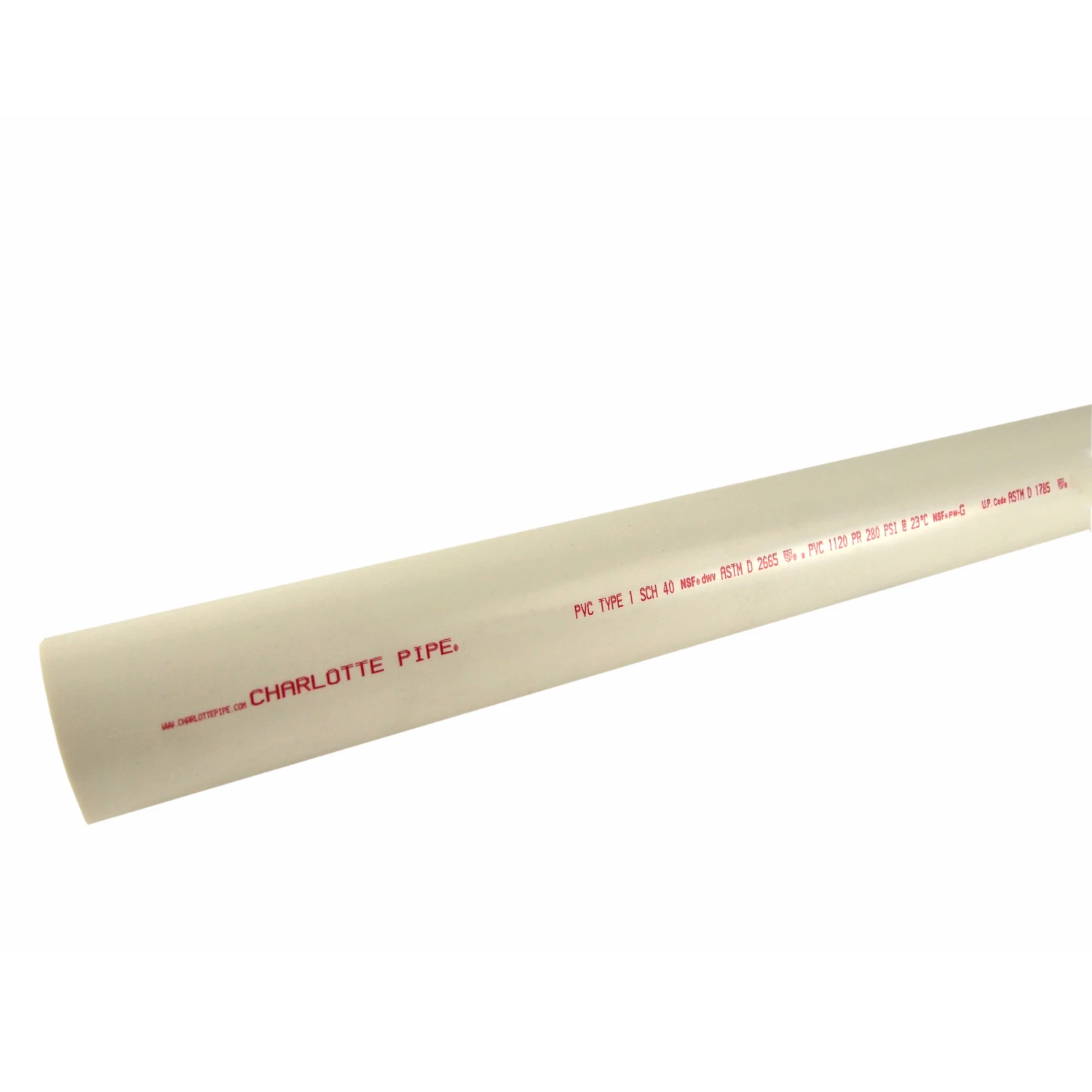 1-1/4 In. X 20 Ft. Sdr 26 Pvc Pressure Pipe, Belled End, 160 Psi