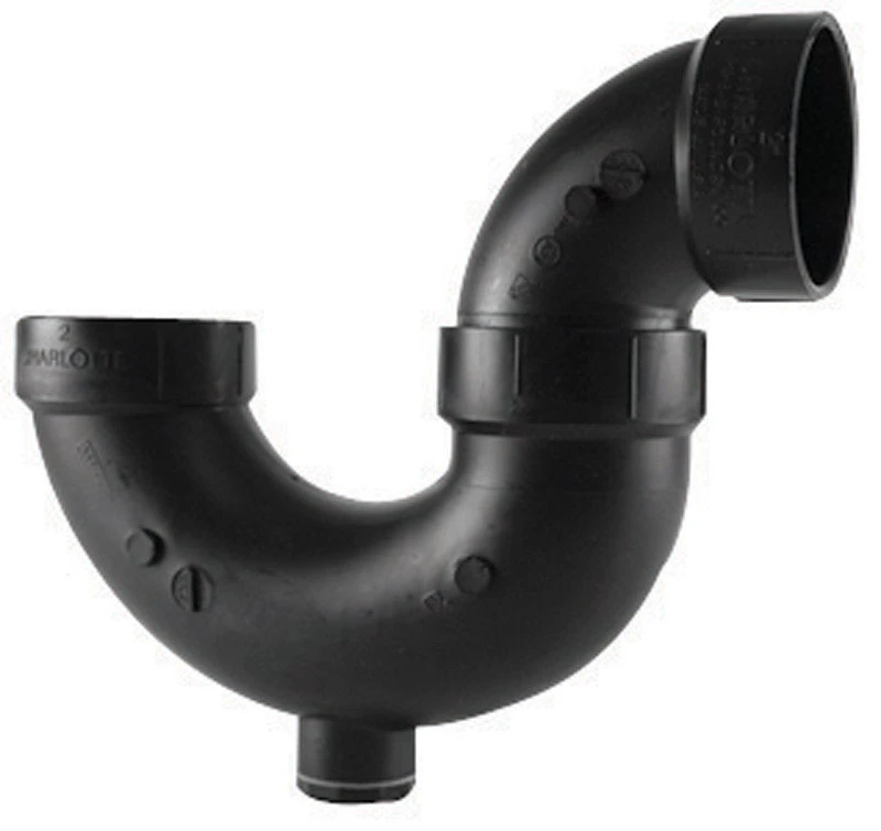 2 In. Hub X 2 In. Hub Abs P-trap With Clean Out