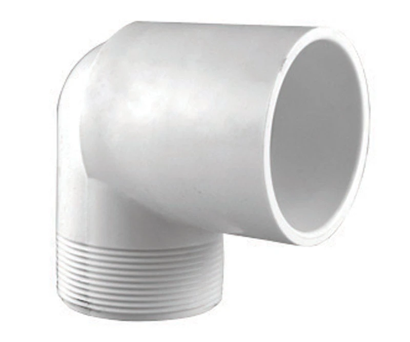 Schedule 40 PVC 90-Degree Street Elbow, White, 1 In.