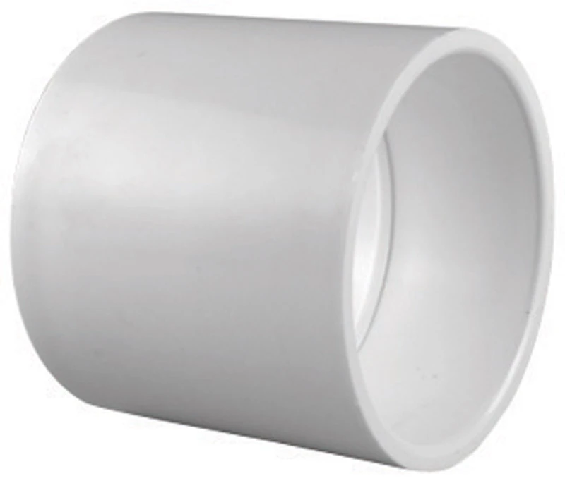 Charlotte Pipe Schedule 40 3 in. Slip X 3 in. D Slip PVC Coupling 1 pk