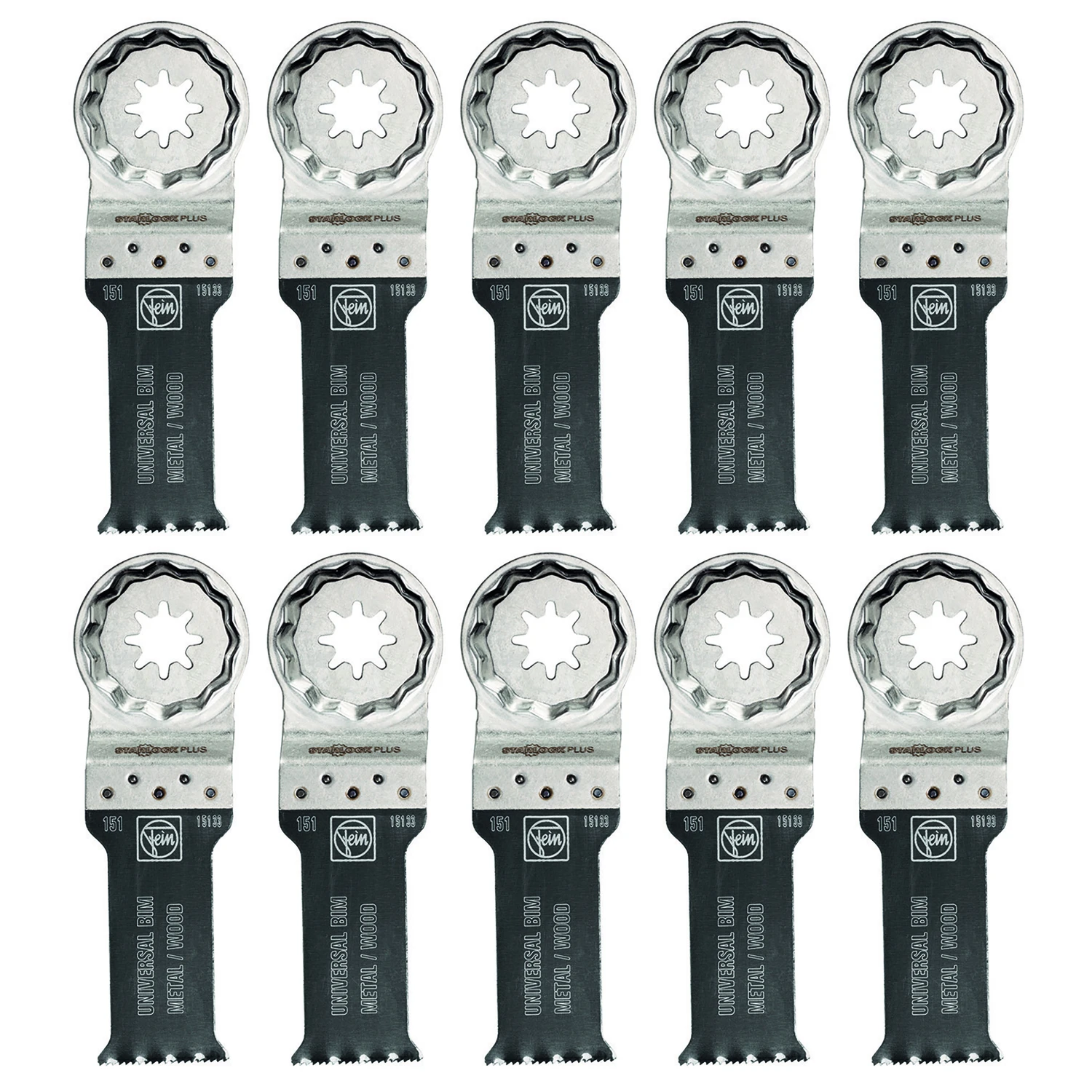 Fein StarlockPlus 1-1/8 in. X 2 in. L Bi-Metal Saw Blade Set 10 pk