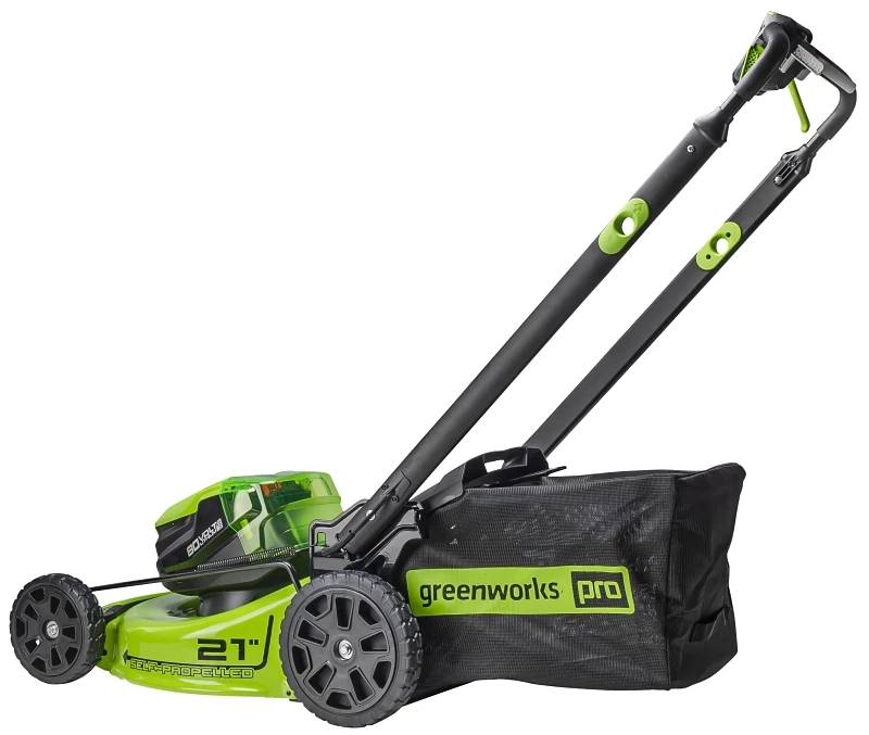 80v 21 In. Brushless Self-propelled Lawn Mower With 5.0 Ah Battery & Charger