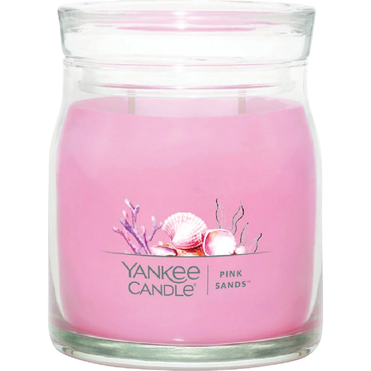 13 Oz. Pink Sands Medium Jar Candle With Two Wicks