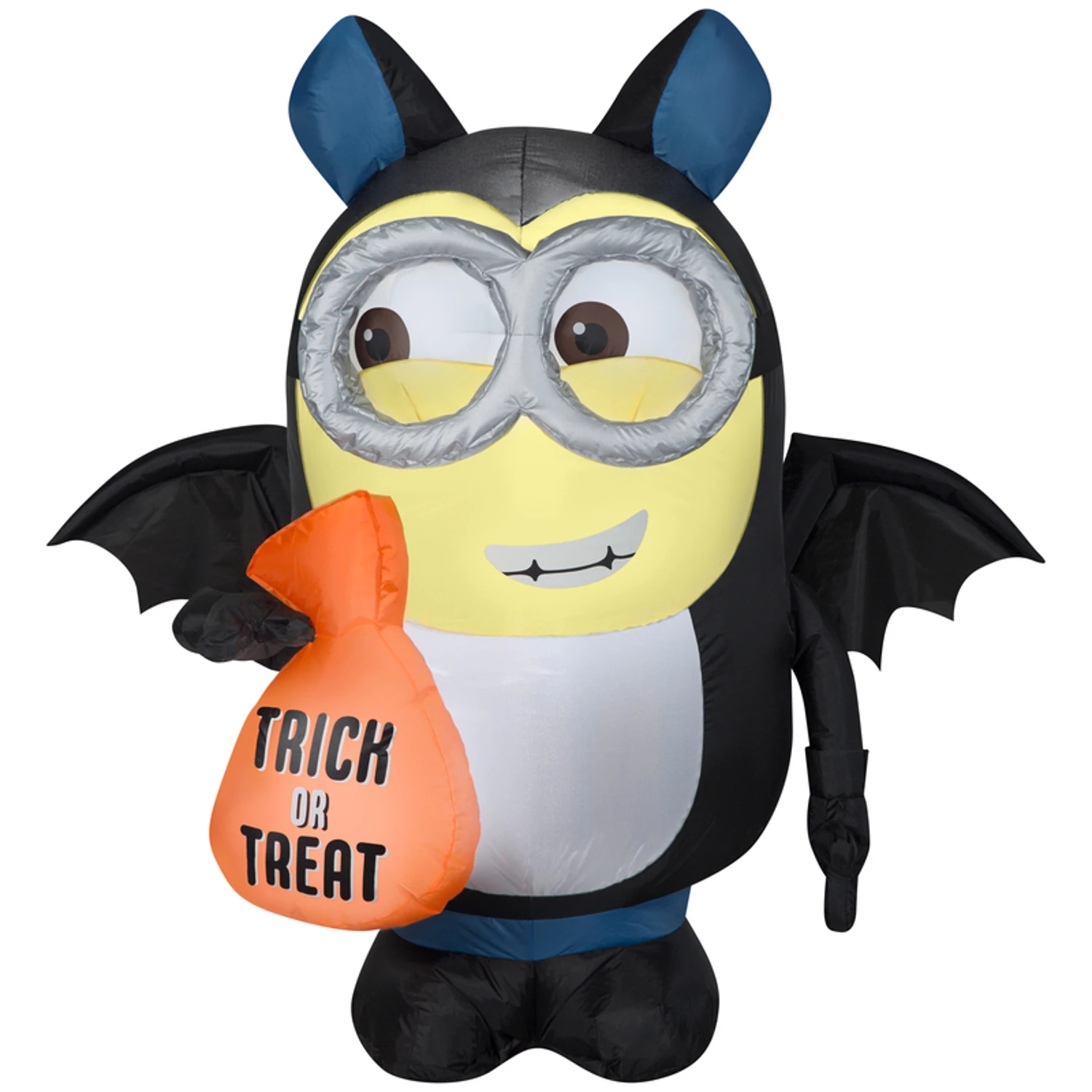 3.5 Ft. Led Prelit Minions Dave In Bat Costume Inflatable Decoration