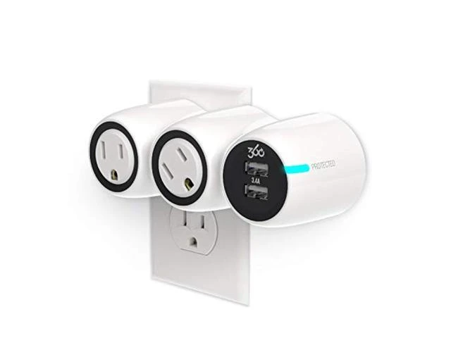 Power Curve Mini Surge Protector with 6 Outlets and 1080 Joules Energy Rating