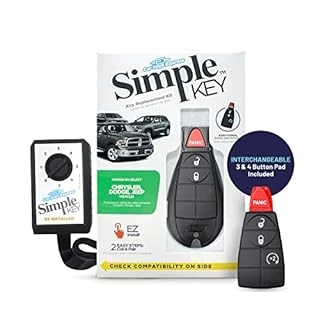 Simple Key Programmer & 3 Button Car Fobik For Chrysler, Dodge, Jeep - Model Cdfo-e3z0sk