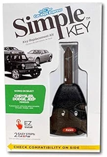 Simple Key Programmer & Car Remote/key Combo For Chrysler, Dodge, Jeep - Model Cdrh-e3z0sk