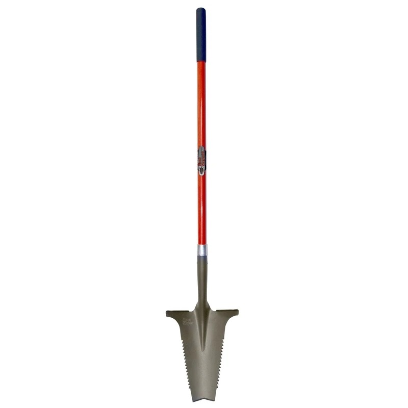 Xl Shovel With V Blade And Root-cutting Teeth, 58 In. Length