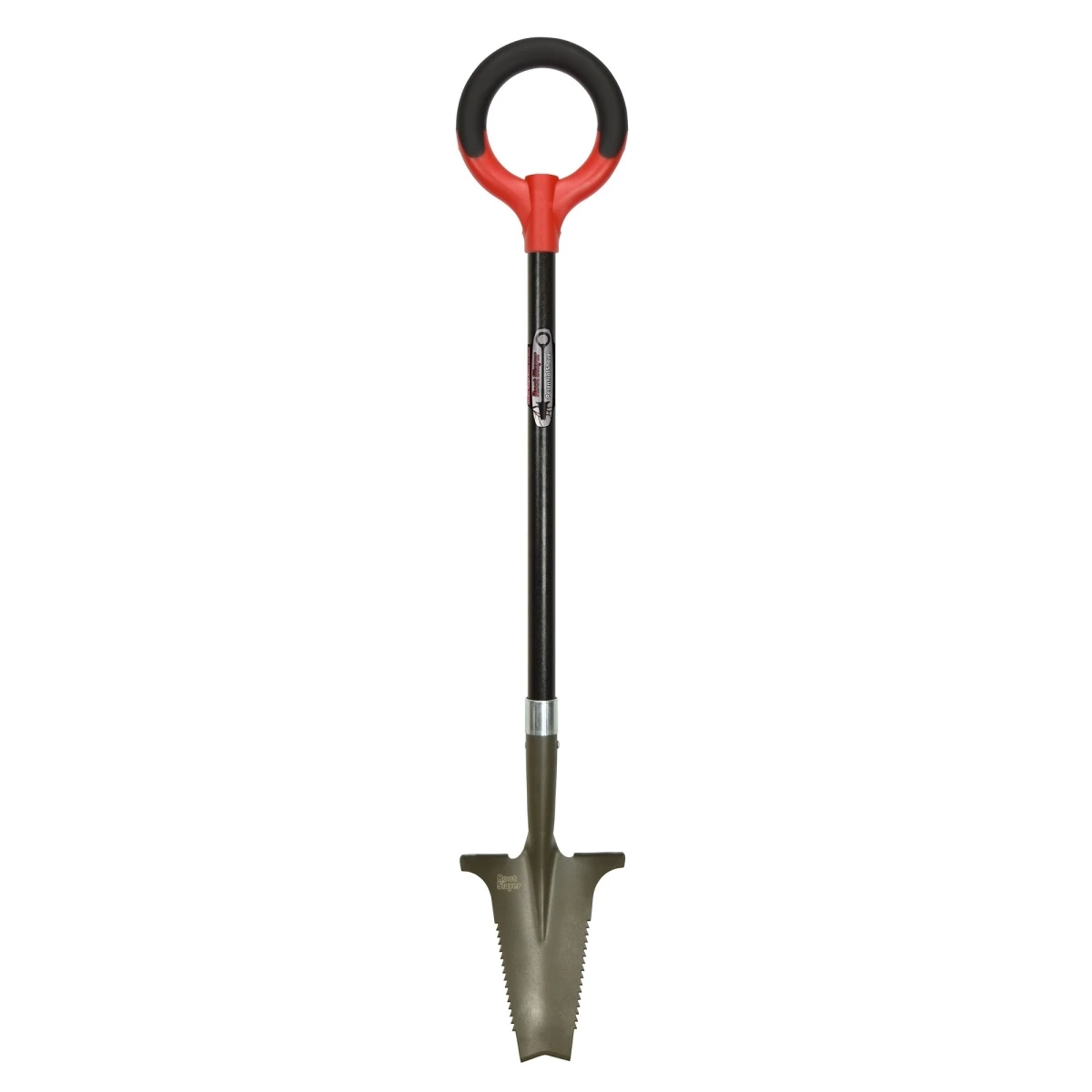 Root Slayer Perennial Garden Shovel With Ergonomic O-handle And Inverted V Cutting Blade