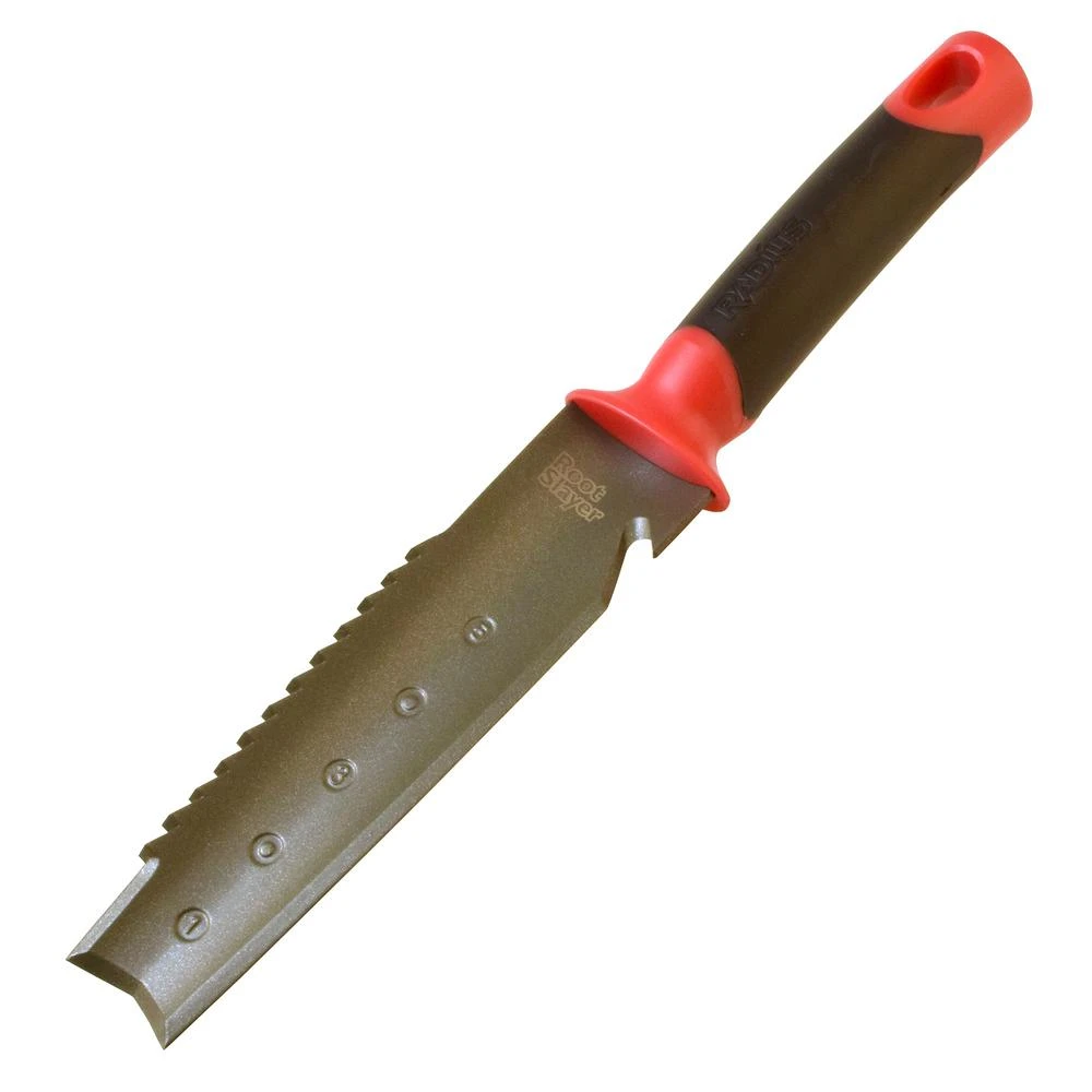 Soil and Root Knife with Inverted V Cutting Tip for Precision Cutting