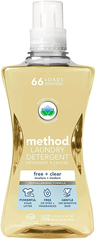 Method Free & Clear Scent Laundry Detergent Liquid 53.5 oz 1 pk