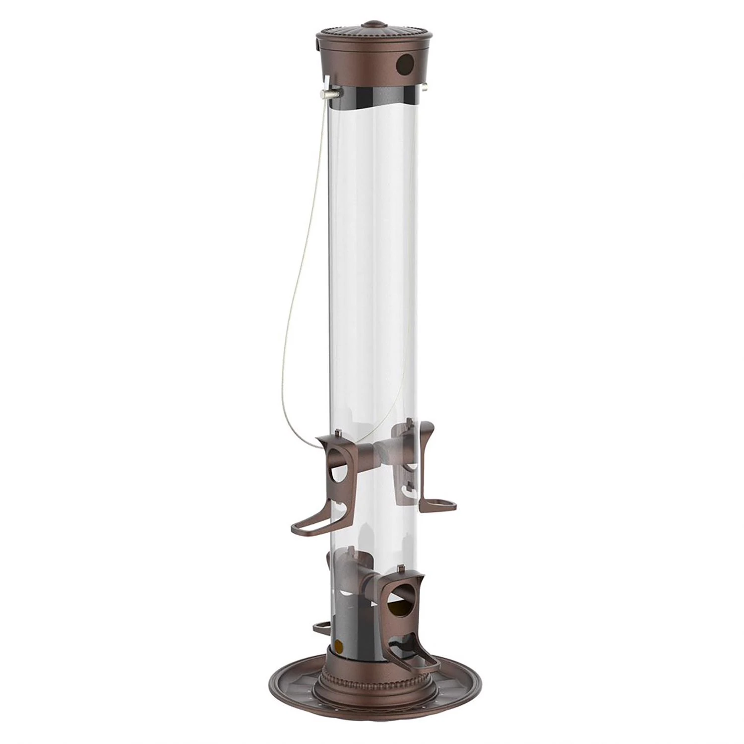 Wild Bird Feeder, Mixed Seed, Metal, Holds 1.5-Lbs.
