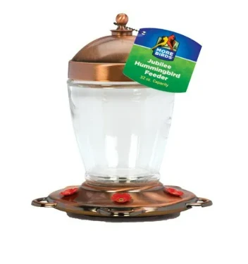 Jubilee Hummingbird Feeder with 32 Ounce Capacity, Durable Design
