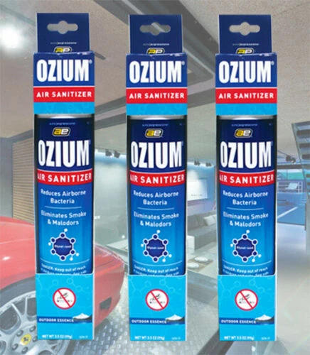 Ozium 3.5 Oz. Car Air Freshener/Sanitizer Spray, Original Scent