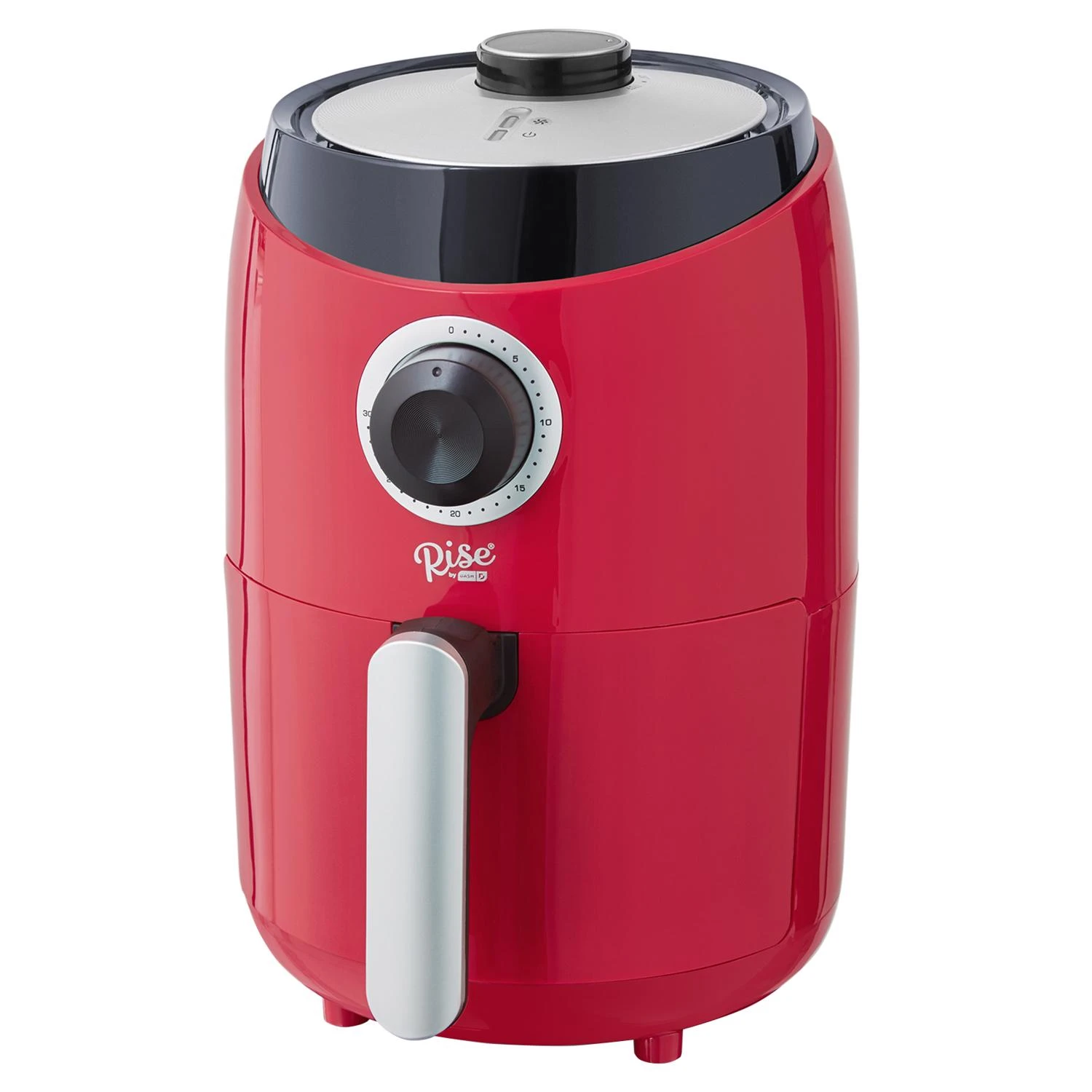Red 2 Quart Air Fryer With Temperature Control And Non-stick Basket