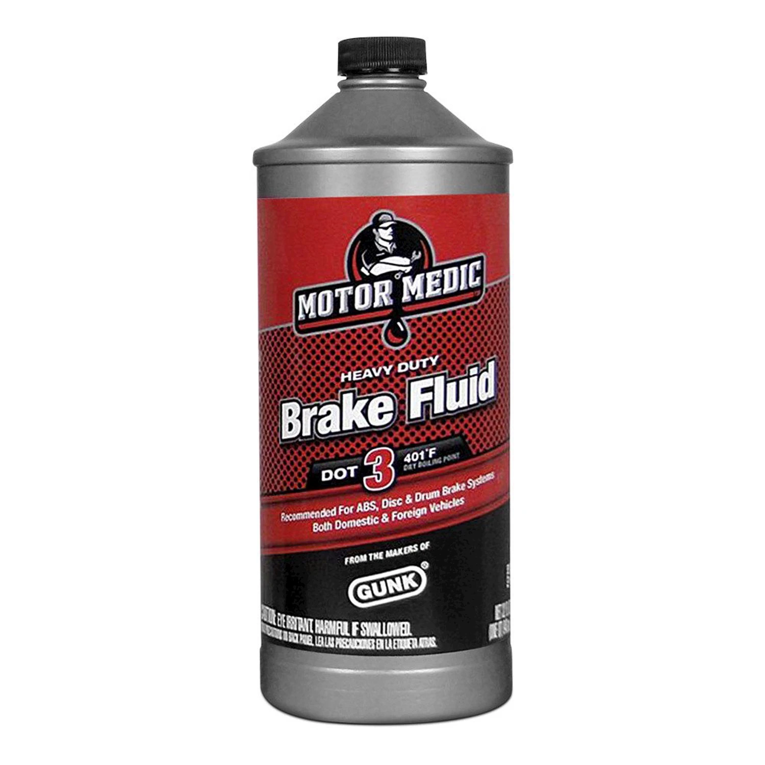 Heavy-Duty Brake Fluid, 1 Quart Bottle, High Performance